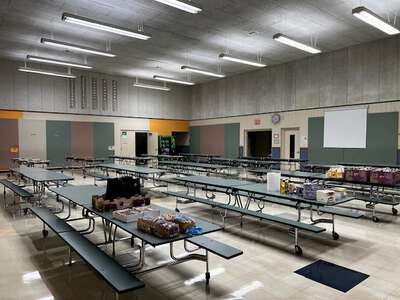 Spring Creek Elementary School Cafeteria in Eugene