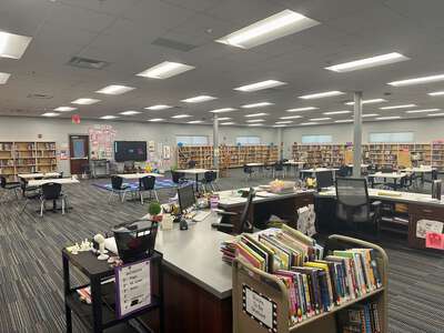 Adrian Burnett Elementary School Library in Knoxville