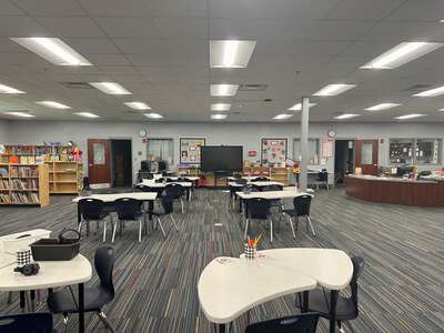 Adrian Burnett Elementary School Library in Knoxville