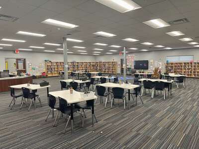 Adrian Burnett Elementary School Library in Knoxville