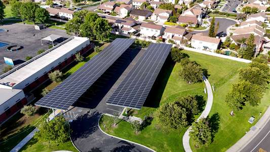Deerfield Elementary School Parking Lot - Side in Irvine