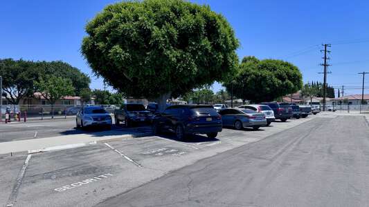Hollydale School Parking Lot in South Gate