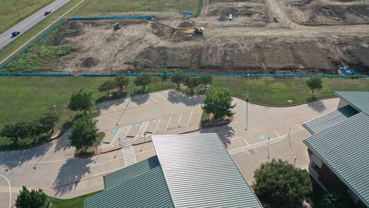 Willow Creek Elementary School Parking Lot - Side in Saginaw 2