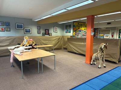 McKinley Elementary School Library in Burlingame