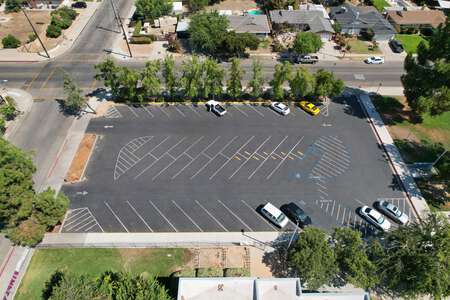 Eaton Elementary School Parking Lot in Fresno