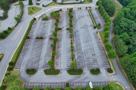 Peachtree Ridge High School Parking Lot - West Front in Suwanee 2