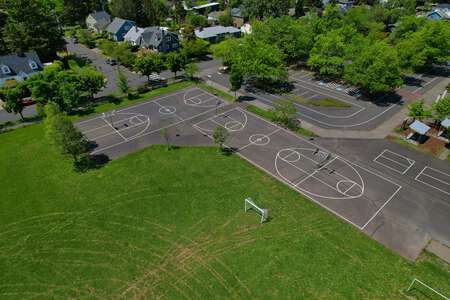 Roseway Heights Middle School Outdoor Basketball Courts in Portland