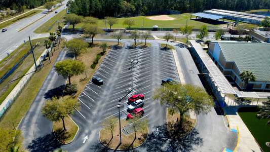 Durbin Creek Elementary School Parking Lot in St. Johns