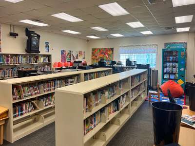 Natural Bridge Elementary School Library in North Miami
