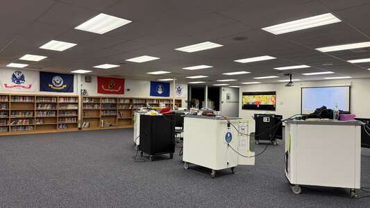 Lacoochee Elementary School Library in Dade City