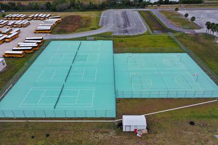 East Bay High School (1322) Outdoor Basketball Courts in Gibsonton