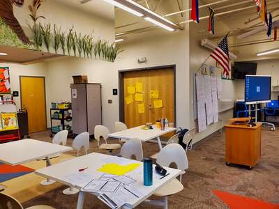 Ridgewood Park Elementary School Media Center in Orlando