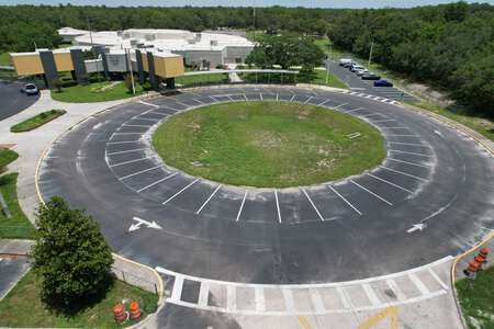 Shady Hills Elementary School Parking Lot - Main in Spring Hill