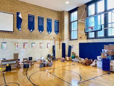 Alcott - Louisa May Alcott College Preparatory Elementary School Gym in Chicago