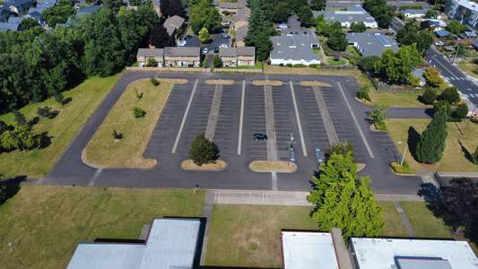 Monroe Middle School Parking Lot - Front in Eugene