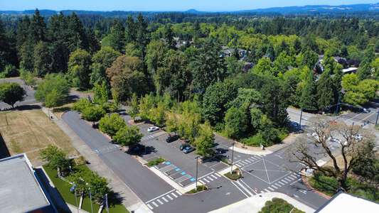 Wilsonville High School Parking Lot - Front in Wilsonville