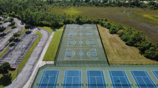 Woodland Middle School Blacktop / Basketball Courts in North Port 2