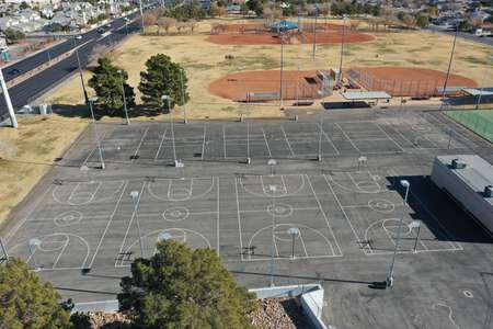 Guinn - Kenny C. Junior High School Outdoor Basketball Courts in Las Vegas