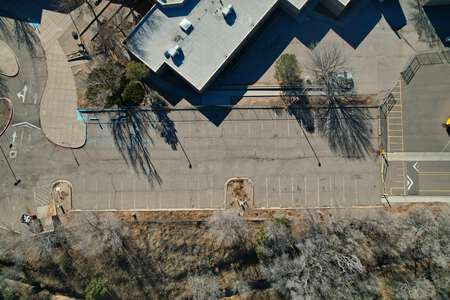 Roosevelt Middle School Parking Lot in Tijeras