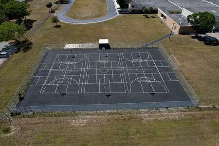 Bonita Springs Middle School Blacktop / Basketball Courts in Bonita Springs