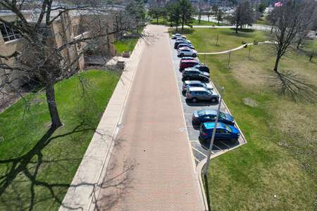 Resurrection College Prep High School Parking Lot - Front in Chicago