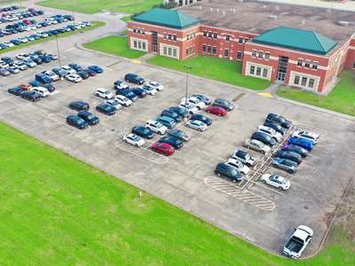 Briscoe Junior High Parking Lot - Front in Richmond,