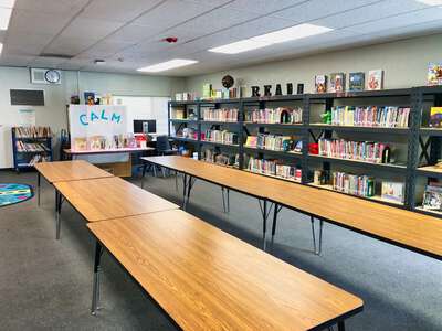 Bret Harte Elementary School Library in Modesto
