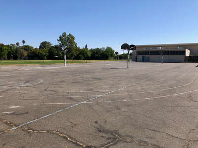 Will C. Wood Middle School Outdoor Basketball Courts West in Sacramento