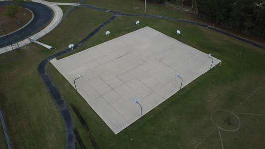 Switzerland Point Middle School Outdoor Basketball Courts in St. Johns 5