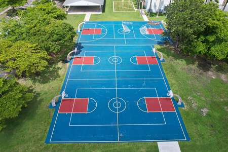 West Homestead K-8 Center Outdoor Basketball Courts in Homestead