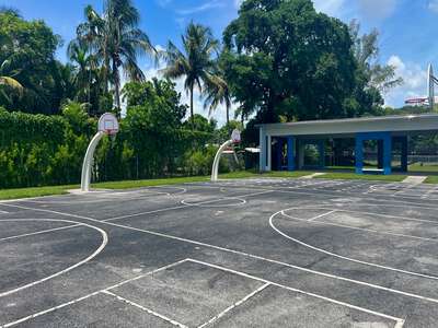Oak Grove Elementary School Outdoor Basketball Courts in Miami