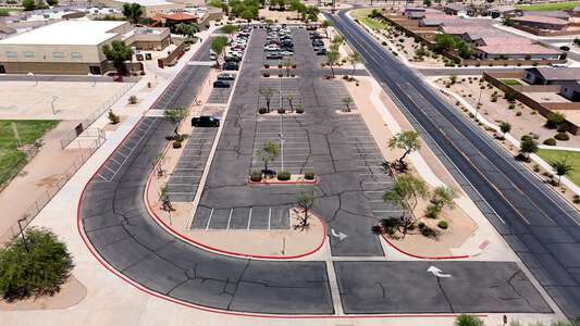 Desert Wind Middle School Parking Lot in Maricopa