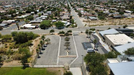 Cabot Yerxa Elementary School Parking Lot - Side in Desert Hot Springs 2