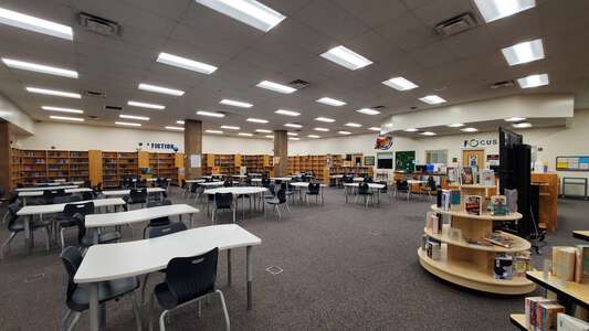 Karns Middle School Library in Knoxville