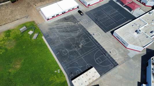 Rancho Verde High School Outdoor Basketball Courts in Moreno Valley 2