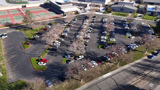 Tokay High School Parking Lot - Students in Lodi