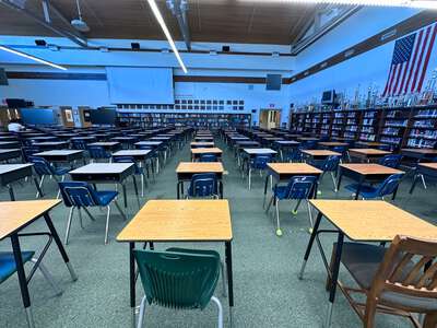 A. Crawford Mosley High School Media Center in Lynn Haven