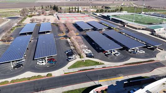 Ronald E. McNair High School Parking Lot - Students in Stockton
