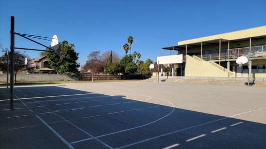 Roosevelt Elementary School Outdoor Basketball Courts in San Gabriel