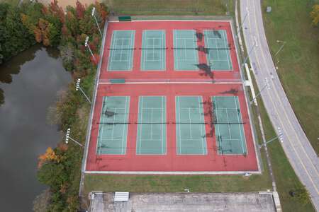 Salem High School Tennis Courts in Virginia Beach