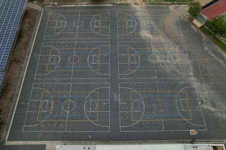 Aliso Niguel High School Outdoor Basketball Courts in Aliso Viejo