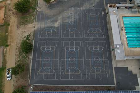 Aliso Niguel High School Outdoor Basketball Courts in Aliso Viejo