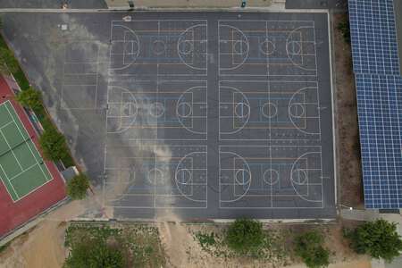 Aliso Niguel High School Outdoor Basketball Courts in Aliso Viejo