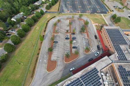 Columbia High School Parking Lot - Rear in Columbia