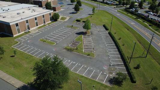 Olympic High School Parking Lot - Side in Charlotte 2