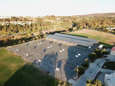 East Lake Middle School Outdoor Basketball Courts in Chula Vista