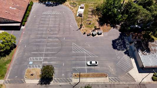 Bates Elementary School Parking Lot in Courtland 2