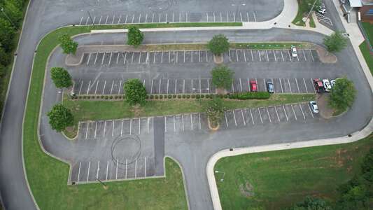 Northeast Middle School Parking Lot - Front in Charlotte 2