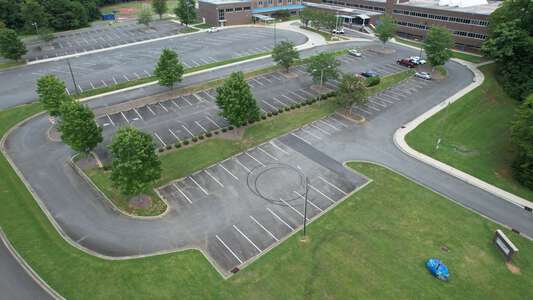 Northeast Middle School Parking Lot - Front in Charlotte 3