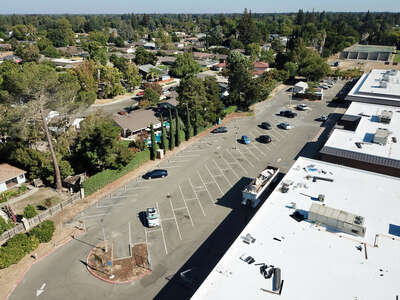 John F. Kennedy High School Parking Lot - Front in Sacramento